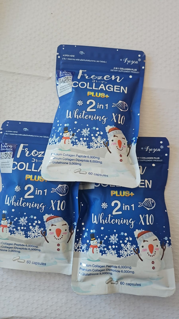 Frozen Collagen Plus 2 en 1 Whitening x10