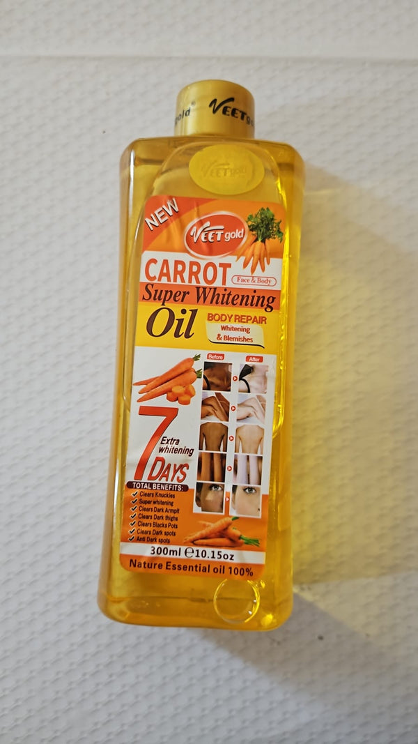 Veet Gold Carrot Super Whitening Oil