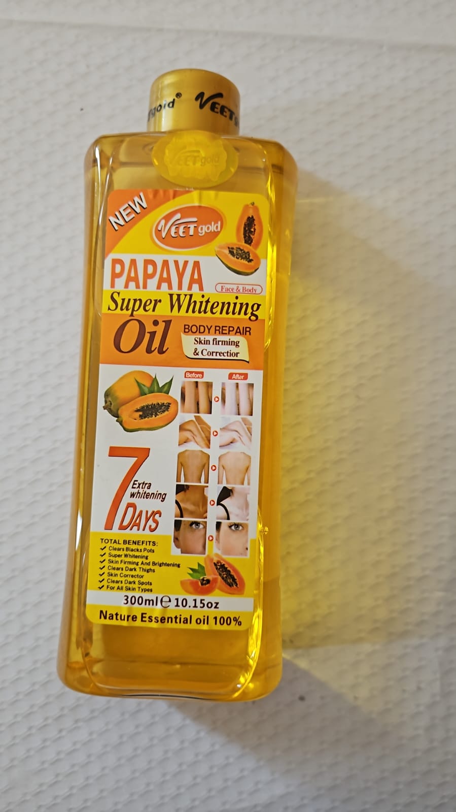 Veet Gold Papaya Super Whitening Oil