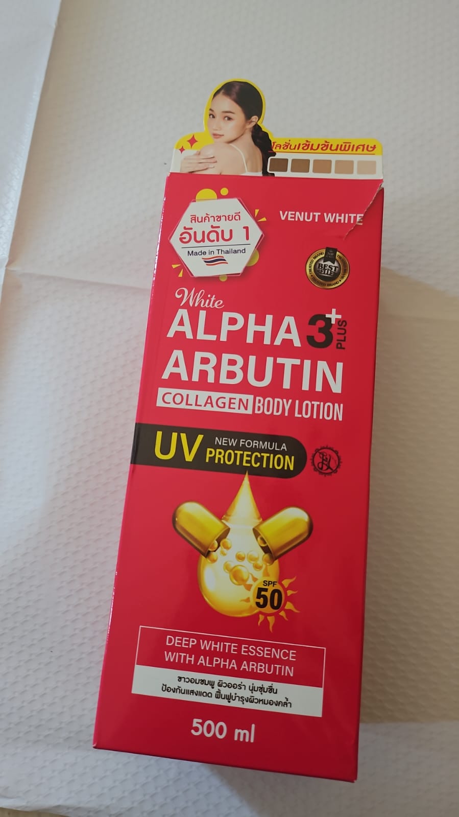 Venut White Alpha Arbutin 3+ Collagen Body Lotion
